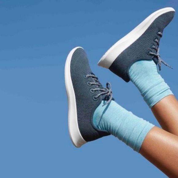 Allbirds Limited Edition Kauri Laces Tree Runners Teal Heathered Laces Size 9 - Picture 13 of 13